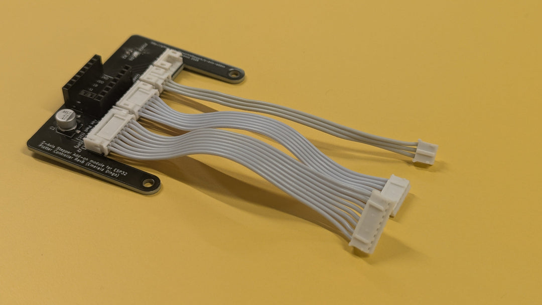 Z-axis add-on board with ribbon cable connectors